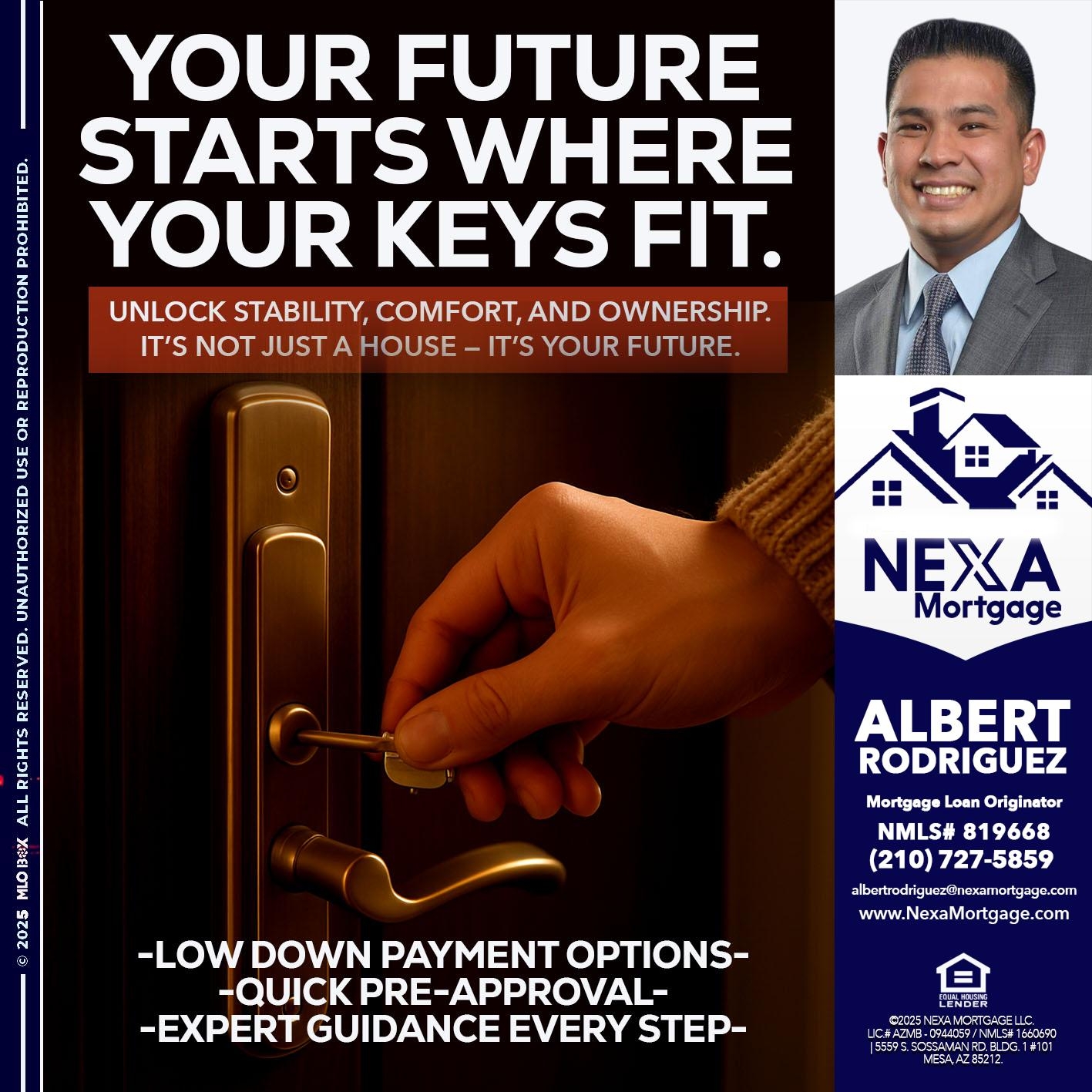 YOUR FUTURE - Albert Rodriguez -Mortgage Loan Officer