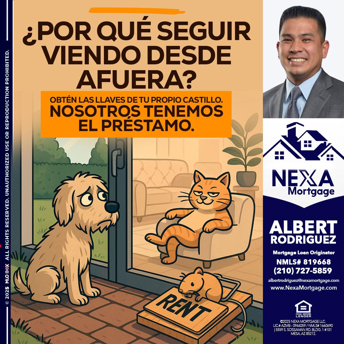 POR QUE SEGUIR? - Albert Rodriguez -Mortgage Loan Officer