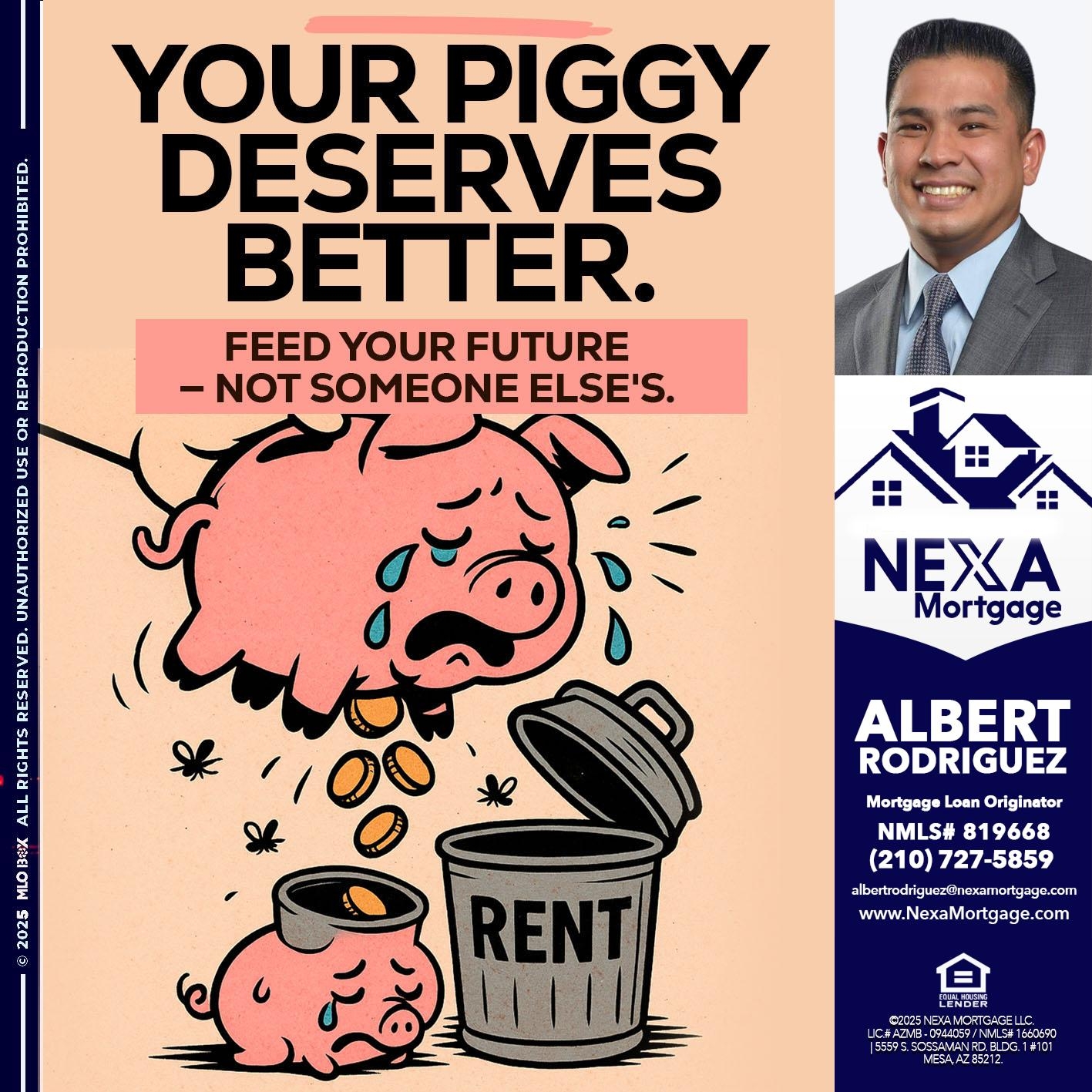 your-piggy - Albert Rodriguez -Mortgage Loan Officer