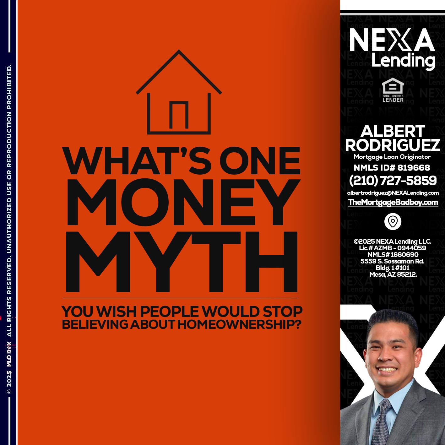 WHATS ONE - Albert Rodriguez -Mortgage Loan Officer
