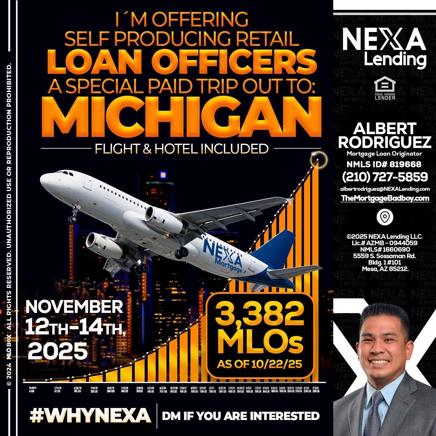 michigan trip - Albert Rodriguez -Mortgage Loan Officer