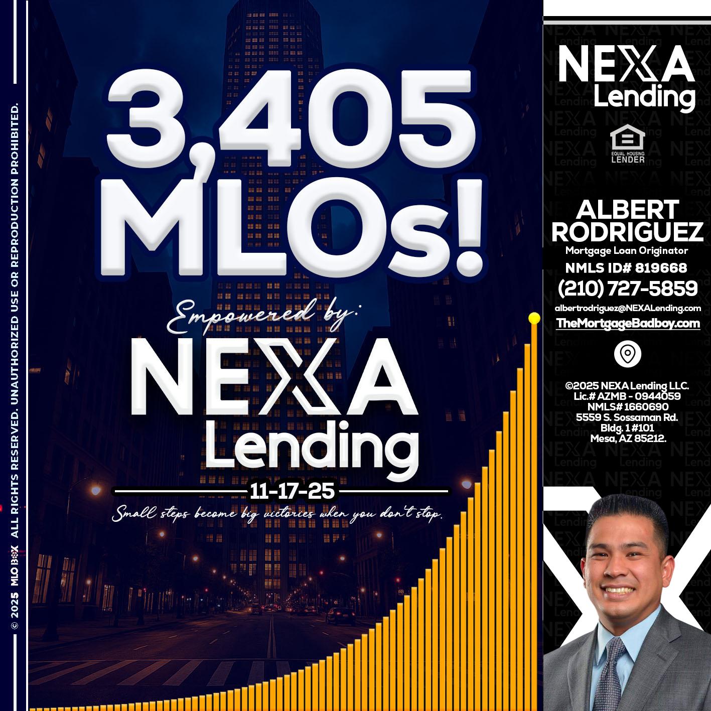 3405 MLOs - Albert Rodriguez -Mortgage Loan Officer
