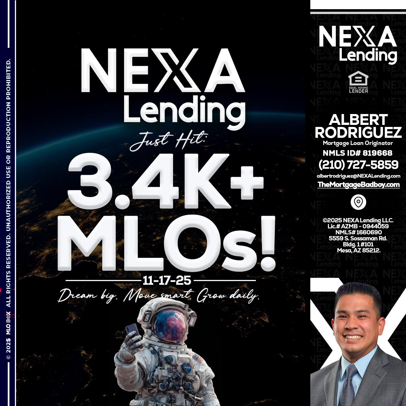 3.4K MLOs - Albert Rodriguez -Mortgage Loan Officer