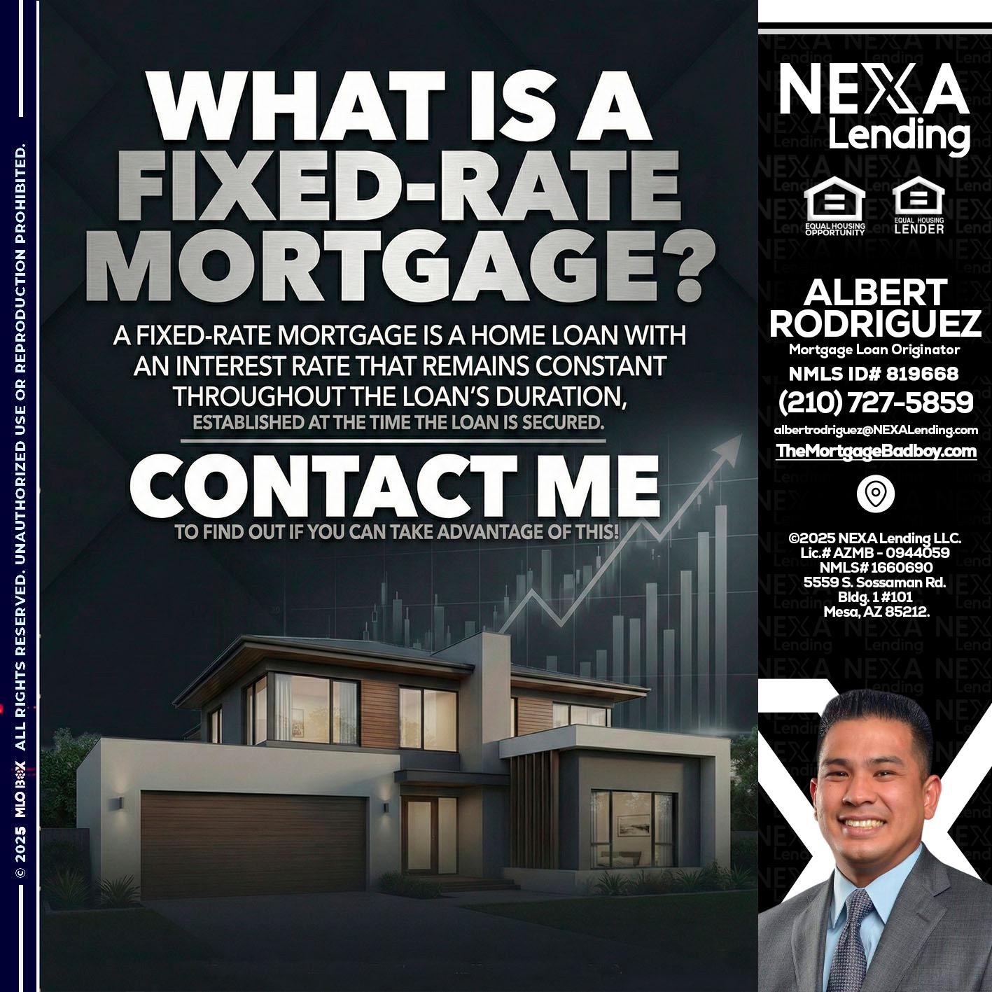 WHAT IS A - Albert Rodriguez -Mortgage Loan Officer