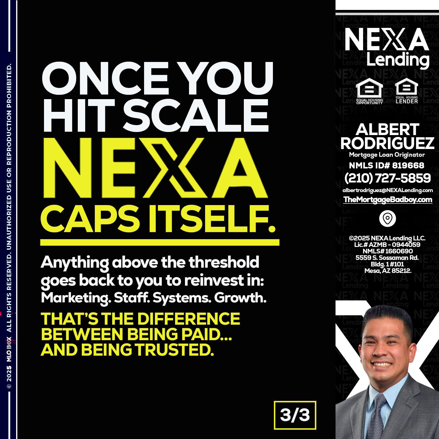 3 OF 3 - Albert Rodriguez -Mortgage Loan Officer