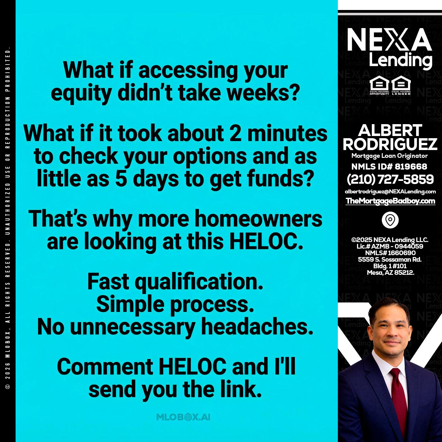 what if - Albert Rodriguez -Mortgage Loan Officer
