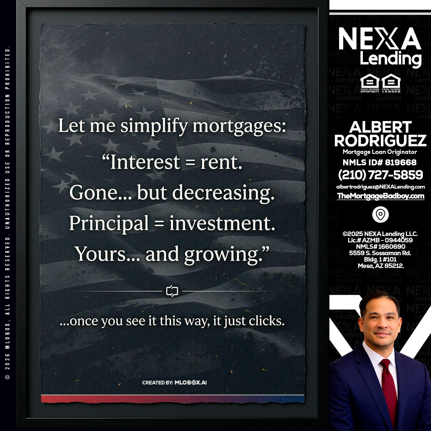 LET ME SIMPLIFY - Albert Rodriguez -Mortgage Loan Officer