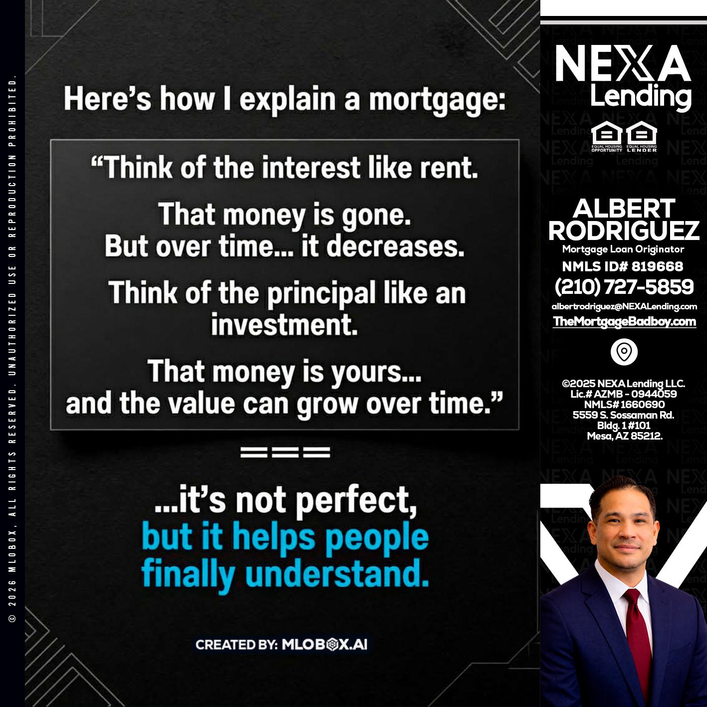 HERES NOW - Albert Rodriguez -Mortgage Loan Officer