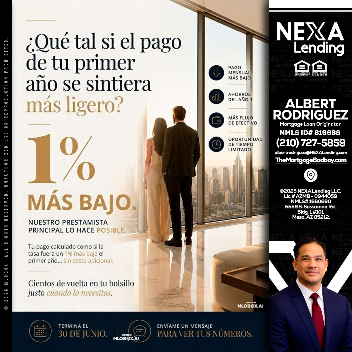 que tal si - Albert Rodriguez -Mortgage Loan Officer