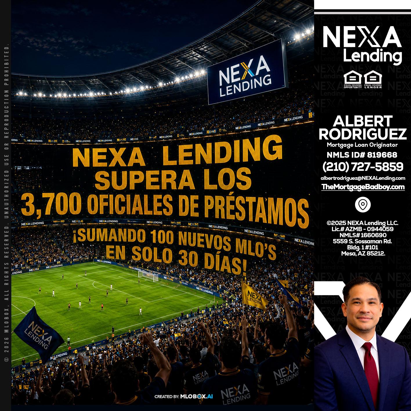 NEXA SUPERA - Albert Rodriguez -Mortgage Loan Officer