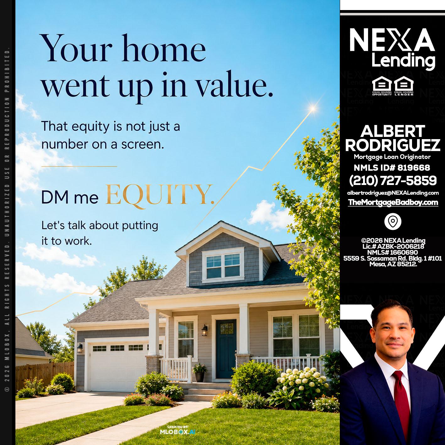 YOUR HOME - Albert Rodriguez -Mortgage Loan Officer