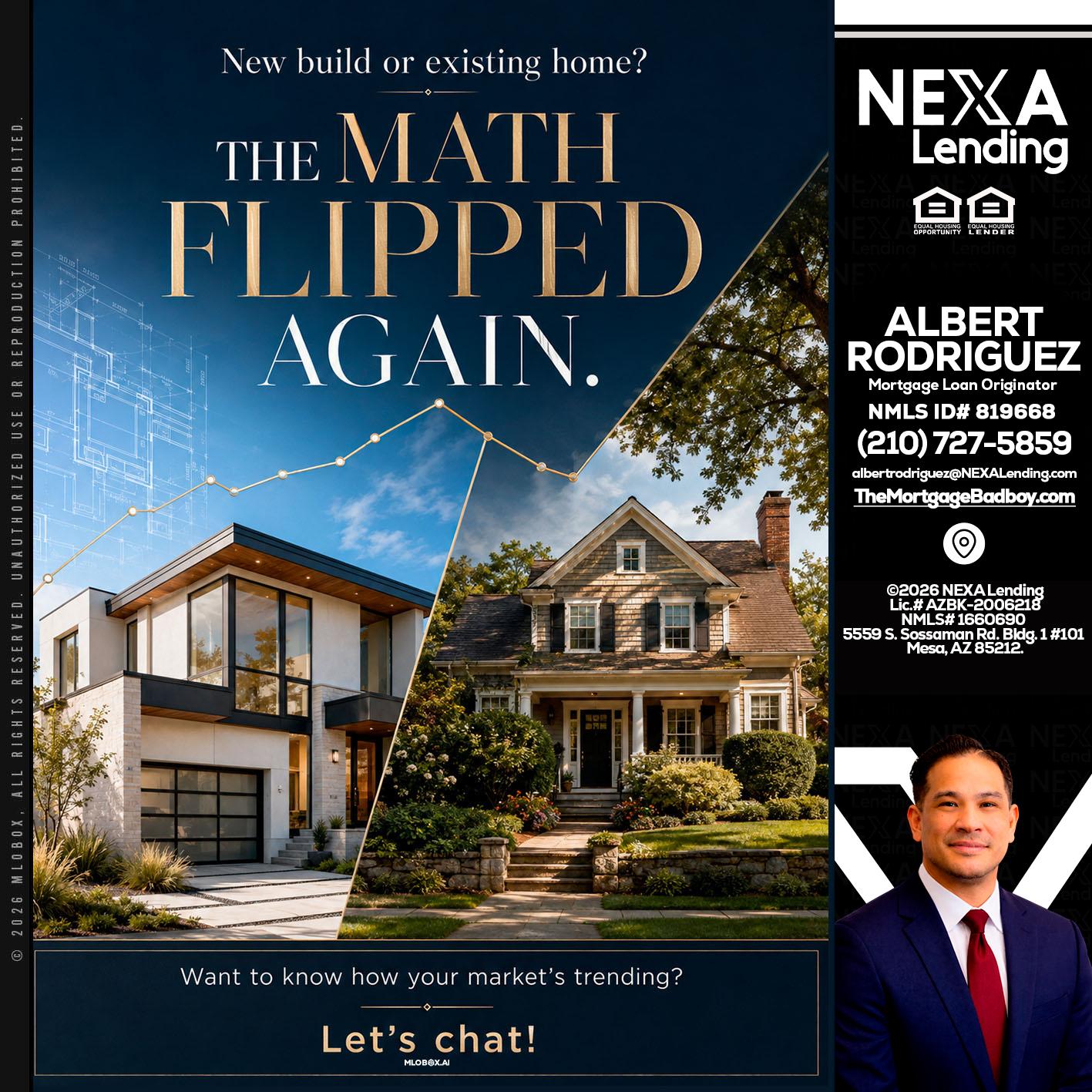 THE MATH FLIPED - Albert Rodriguez -Mortgage Loan Officer