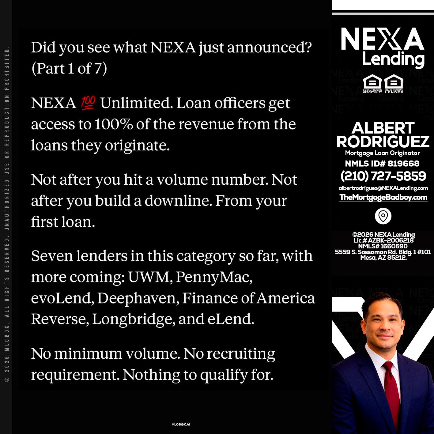 DID YOU KNOW - Albert Rodriguez -Mortgage Loan Officer